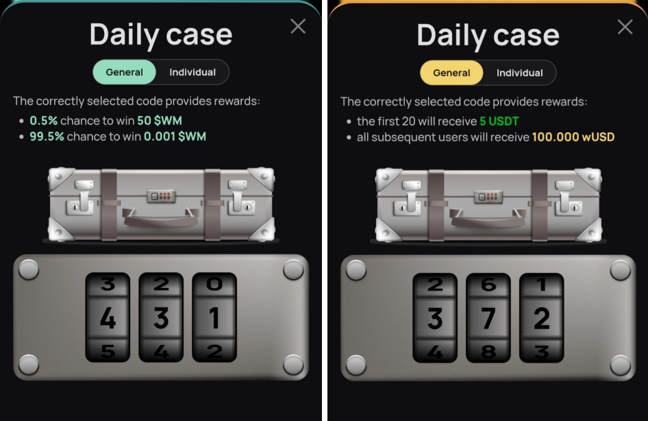 WeMine код сегодня